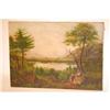 Image 1 : 19TH CENT. HUDSON RIVER SCHOOL OIL ON CANV