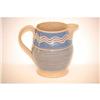 Image 1 : MOCHA CREAMWARE PITCHER W/ WAVY & STRAIGHT