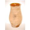 Image 2 : 19TH CENT. REDWARE JAR OR VASE W/ WHITE CO