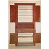 Image 2 : 19TH CENT. PA PAINTED DUTCH CUPBOARD-2 PAR
