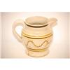 Image 1 : MOCHA CREAMWARE PITCHER W/ EARTHWORM DECOR