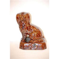 LARGE BENNINGTON TYPE SPANIEL DOG FIGURINE