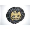 Image 1 : 1812 MILITARY HAT EMBLEM W/ AN EMBOSSED BR