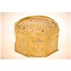 Image 2 : PIERCED BRASS FOOTWARMER W/ OCTAGONAL FRAM