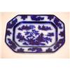 Image 1 : 10 1/2" CHAPOO FLOW BLUE OCTAGONAL PLATTER