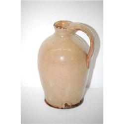 19TH CENT. NEW ENGLAND REDWARE JUG - SMALL