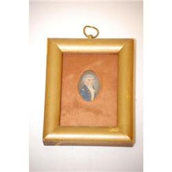 18TH CENT. MINIATURE PAINTING ON IVORY POR