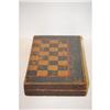 Image 1 : 19TH CENT. PAINT DECORATED GAMEBOARD BOX W