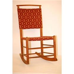 SHAKER CHILDS ROCKING CHAIR W/ SHAWL RAIL