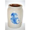 Image 1 : 19TH CENT. 1 GAL. DECORATED STONEWARE STOR
