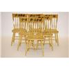 Image 1 : (6) N.E. PAINTED THUMB BACK WINDSOR CHAIRS