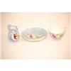 Image 3 : 11 PC. BLUE SPATTERWARE CHILDS TEASET W/ P