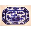 Image 1 : 12 1/2" CHAPOO FLOW BLUE OCTAGONAL PLATTER