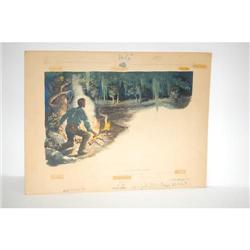 BILL GRIFFITH WATERCOLOR-GOUACHE FOR "SPOR