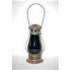 Image 1 : 19TH CENT. PIERCED TIN LANTERN W/ COBALT B