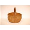 Image 1 : 19TH CENT. ROUND WOVEN SPLINT BASKET W/ DO