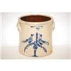 Image 1 : ROBERTS DECORATED 3 GAL. STONEWARE CROCK W