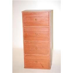 19TH CENT. NEW ENGLAND GRAIN PAINTED CHEST
