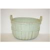 Image 2 : 19TH CENT. PAINTED SPLINT GATHERING BASKET
