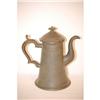 Image 1 : 9 1/4" 19TH CENT. AMERICAN PEWTER COFFEE P