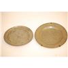 Image 1 : (2) 19TH CENT. PEWTER PLATES: (1) 8 3/4" A