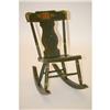 Image 1 : J. SWINT PA PAINTED ROCKING CHAIR - GREEN