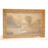 Image 1 : WILLIAM SNYDER PAINTING - OIL ON CANVAS OF