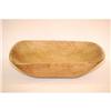 Image 1 : 21" WOODEN TRENCHER BOWL - UNPAINTED, NATU