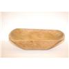 Image 2 : 21" WOODEN TRENCHER BOWL - UNPAINTED, NATU