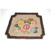 Image 2 : (2) EARLY 20TH CENT. FLORAL HOOKED CHAIR M