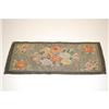 Image 1 : SMALL FLORAL HOOKED RUG - EARLY 20TH CENT.