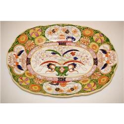 10" MASON'S GAUDY IRONSTONE PLATTER W/ CHI