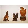 Image 1 : (3) EARLY 20TH CENT. FOLK ART ANIMAL CARVI