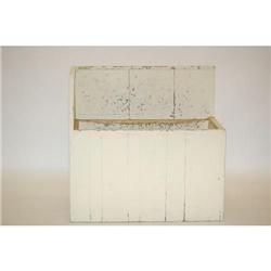 19TH CENT. FIREWOOD STORAGE BOX - PINE BOX