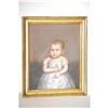 Image 1 : MID 19TH CENT. PORTRAIT PAINTING OF A CHIL
