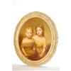 Image 1 : 19TH CENT. OVAL OIL ON CANVAS PORTRAIT OF