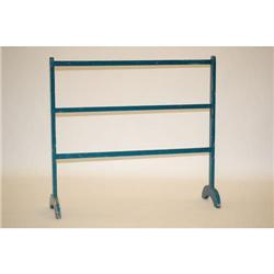 19TH CENT. PAINTED DRYING RACK - PINE IN B