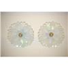 Image 2 : SET (8) SANDWICH GLASS OPALESCENT TIEBACKS