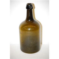 12" CYLINDER DEMIJOHN BOTTLE - OLIVE GREEN