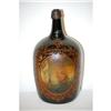 Image 1 : 14" PAINT DECORATED DEMIJOHN BOTTLE - OLIV