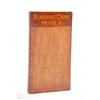 Image 1 : FIREMAN'S WOODEN RUNNING CARD BOARD-WALNUT