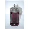 Image 1 : AMETHYST SANDWICH GLASS TALL XMAS SALT