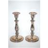 Image 3 : SET (4) SHEFFIELD PLATED CANDLESTICKS: 9 3