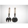 Image 1 : GEORG JENSEN STERLING & BONE SERVING SET-A