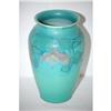 Image 2 : 8 3/4" ROOKWOOD DECORATED POTTERY VASE-GRE