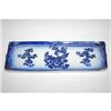 Image 1 : 18" VICTORIAN FLOW BLUE DRESSER TRAY W/ FL