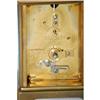 Image 3 : FRENCH BRASS CARRIAGE CLOCK W/ BEVELED GAL
