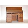 Image 1 : VICTORIAN ROLL TOP DESK - OAK RAISED PANEL