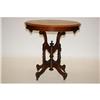 Image 2 : VICTORIAN LAMP TABLE - BLACK WALNUT RENAIS