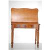 Image 2 : SHERATON WALNUT CARD TABLE W/ SHAPED TOP &